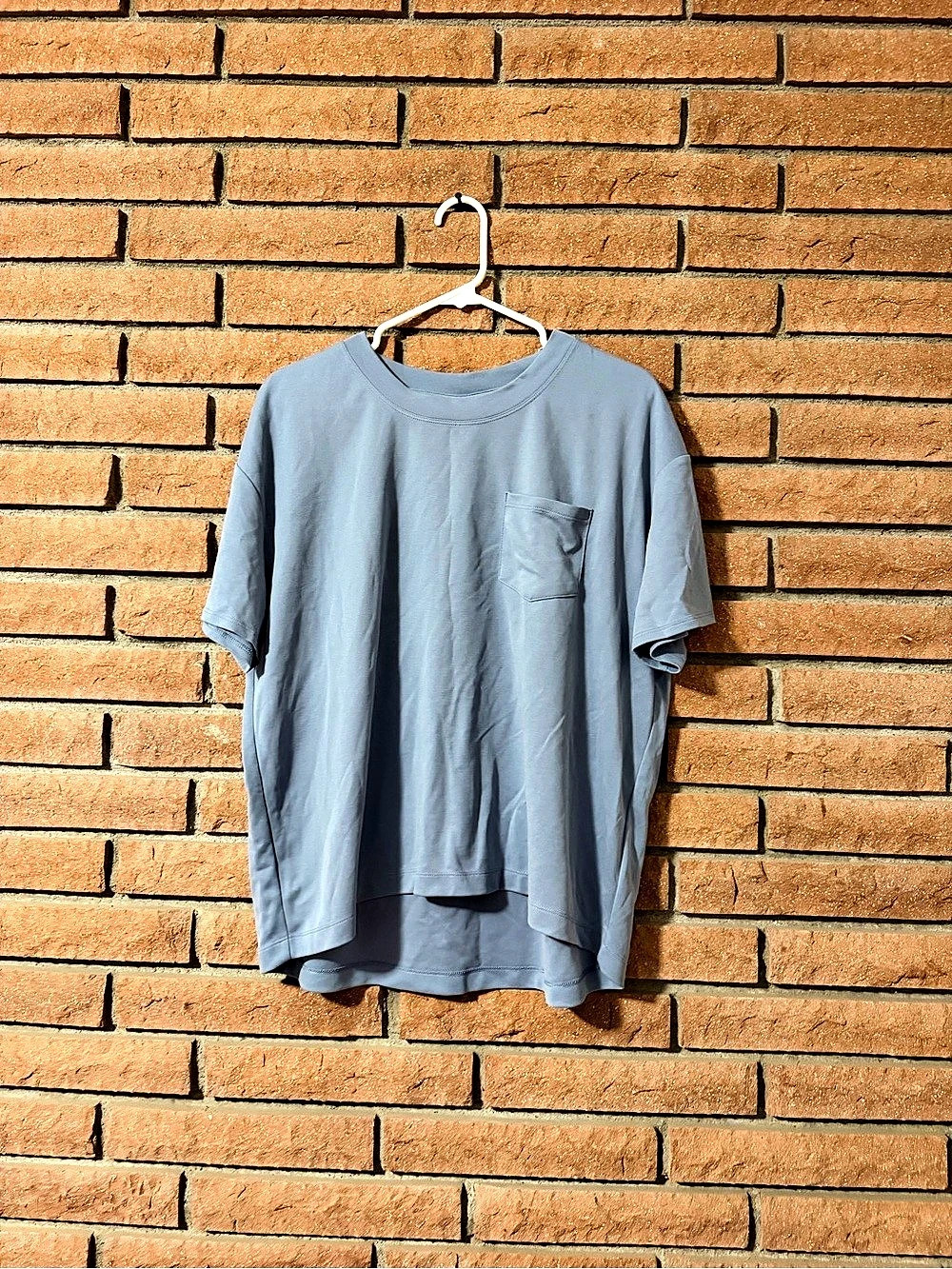 Calia Short Sleeve Pocket Tee in Blue XL Like New